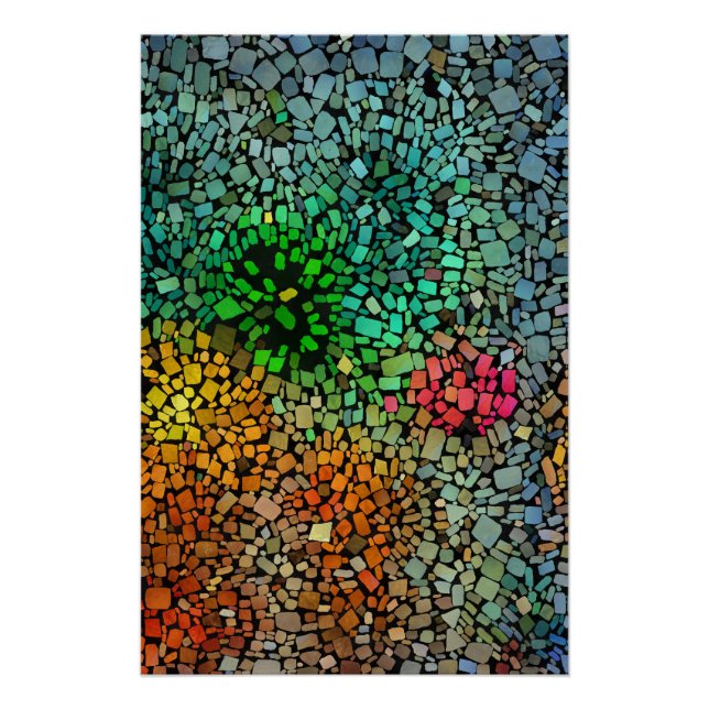 Pôster Beautiful mosaic (Frente)