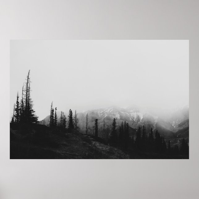 POSTER BEAUTIFUL MOUNTAIN FOG (Frente)