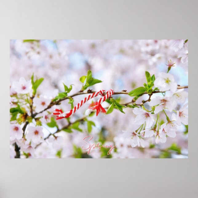 Poster Beautiful spring greeting (Frente)