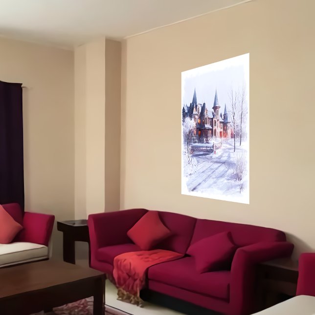 Poster Beautiful unique Mansion | AI Art (Criador carregado)