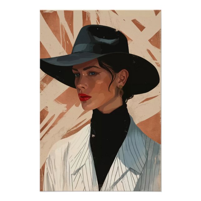 Pôster beautiful woman (Frente)