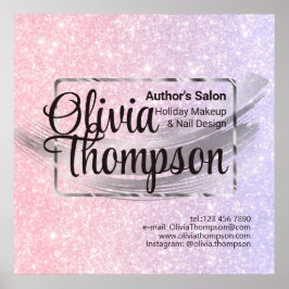 Poster Beauty Salon Pearl Silver