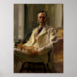 Poster Beaux - Homem Com O Gato (Henry Sturgis)