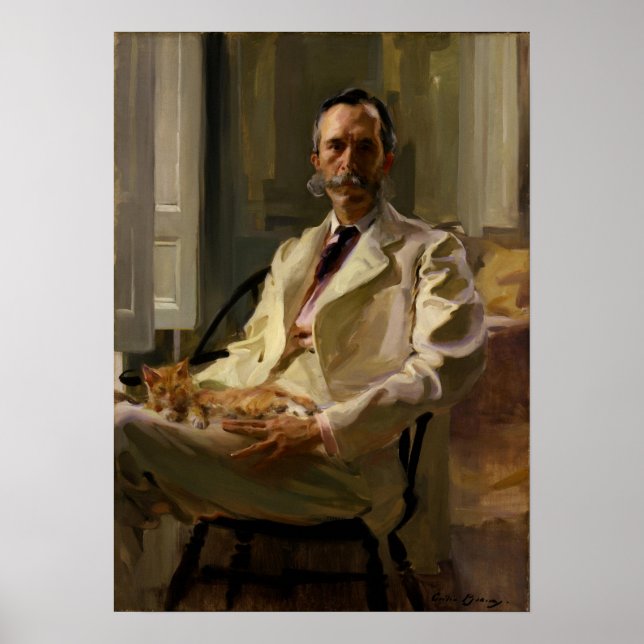 Poster Beaux - Homem Com O Gato (Henry Sturgis) (Frente)