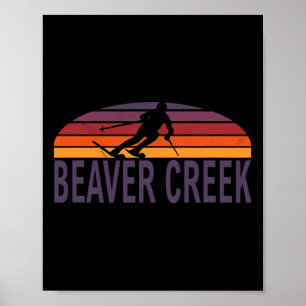 Poster Beaver Creek Colorado Usa Ski Resort Snowboard