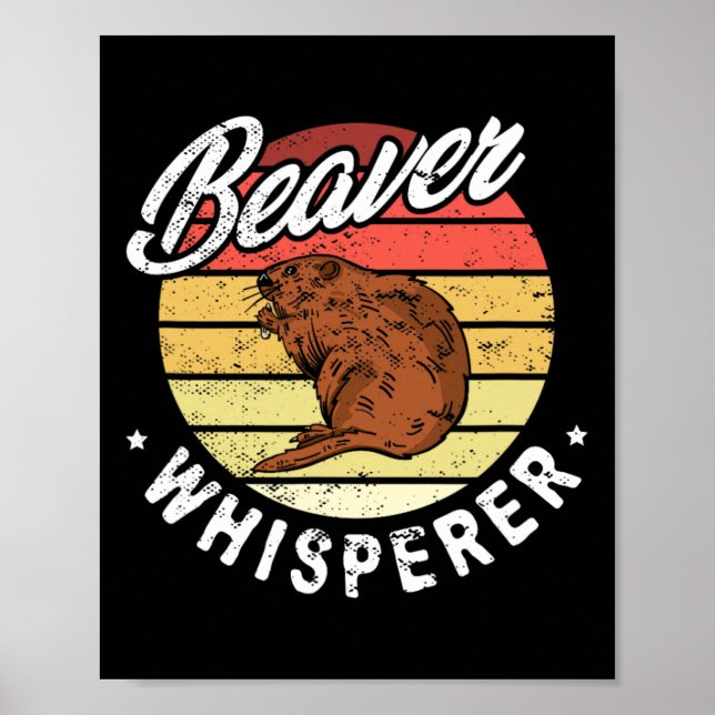 Poster Beaver Whisperer Beaver Caçando Lover (Frente)