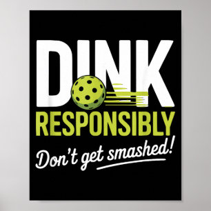 Poster Beba Responsavelmente Não Seja Esmagado Camiseta E