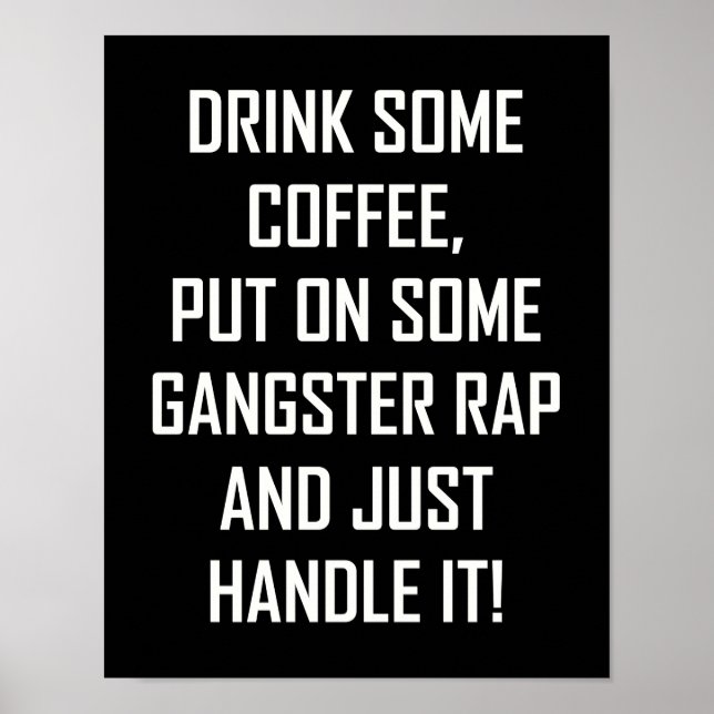 POSTER BEBA UM CAFÉ... (Frente)