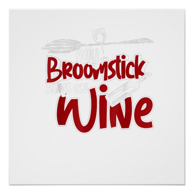 Pôster Bebado De Vinho Salem Bruxa De Vinho (Frente)