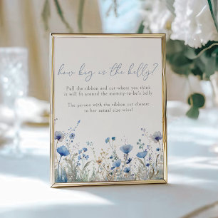 Poster Bebê Azul No Sangue, Belga De Flor Selvagem, Jogo 