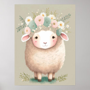 Poster Bebê Cordeiro