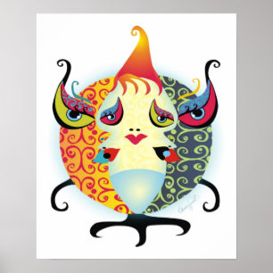 Pôster Bebê da lua cheia