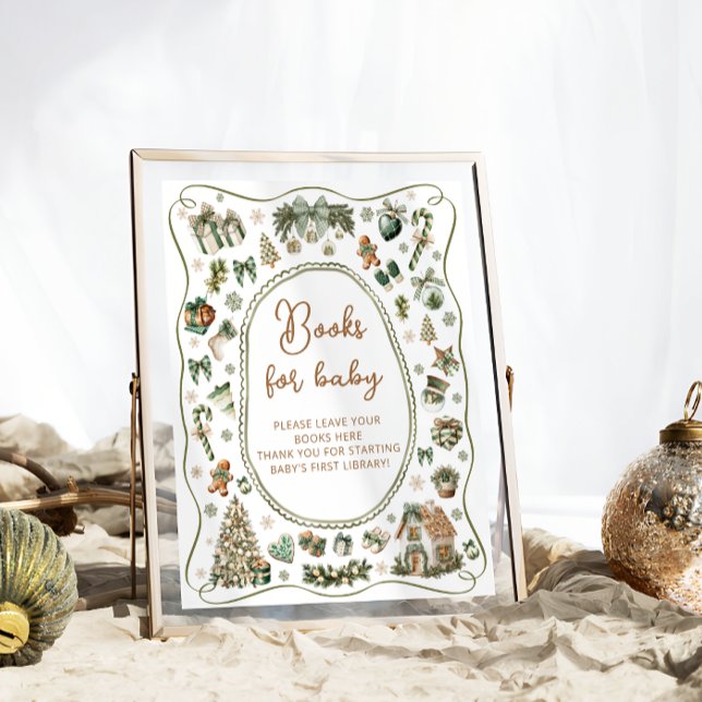 Poster Bebê É Frio Fora de Livros Neutrais para Bebê (Criador carregado)