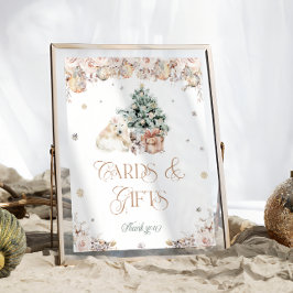 Poster Bebê É Frio Fora dos Cartões e Presentes de Urso I