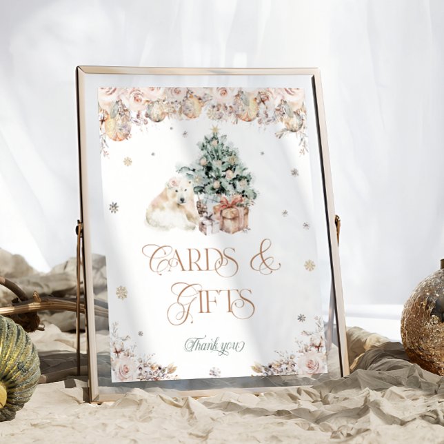 Poster Bebê É Frio Fora dos Cartões e Presentes de Urso I (Criador carregado)