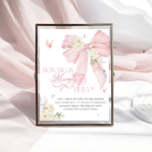 Poster Bebê em Arco cor-de-rosa de sangue Quão grande é a