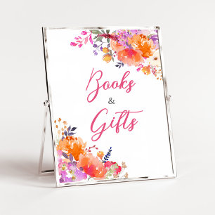 Poster Bebê em Bloom Bright Livros Florais e Presentes