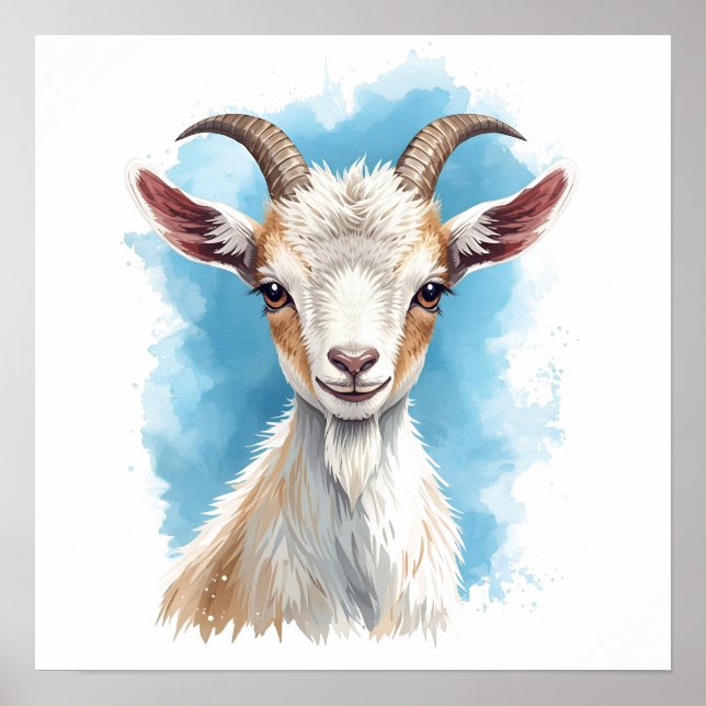 Poster Bebê Goat Ssorrindo (Frente)