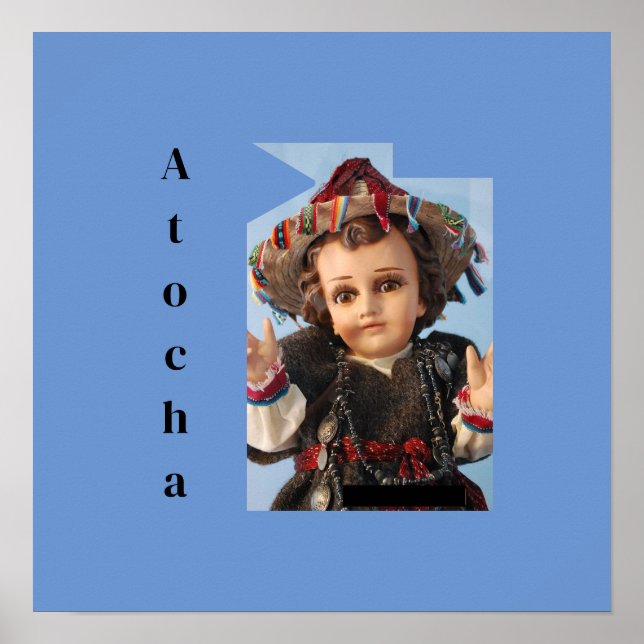 Poster Bebê Jesus de Atocha (Frente)