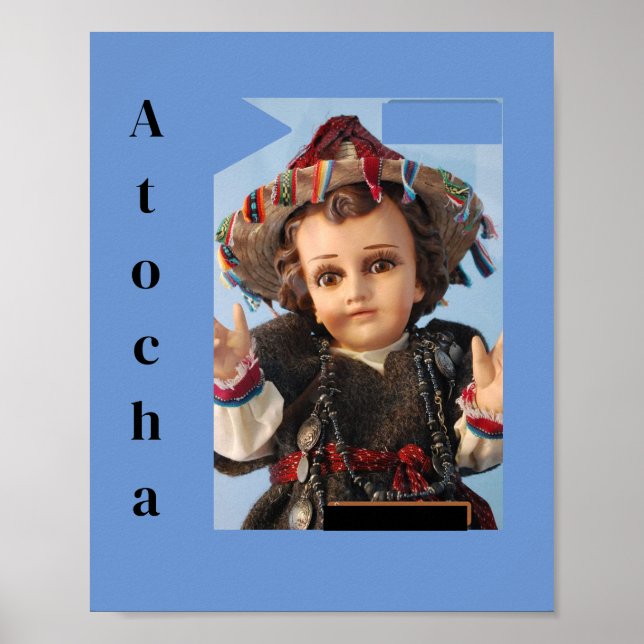 Poster Bebê Jesus de Atocha (Frente)