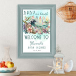 Poster Bebê no Conselho Tropical Surfing Floral Chá de fr<br><div class="desc">O exótico design floral exótico com tema de surfe tropical "Baby on Conselho" é um modelo chá de fraldas que apresenta um tema neutro em termos de gênero com um talento tropical. O design retrata um conjunto de pranchas coloridas com o oceano e uma onda intermitente em meio a um...</div>
