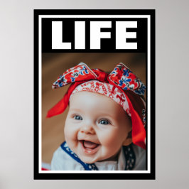 Poster Bebê Polonês Bonito Bebê Pró-Vida