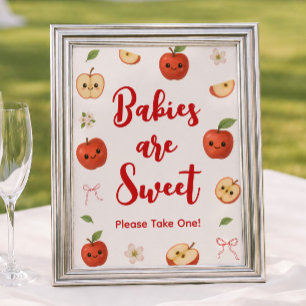 Poster Bebê Querido Chuveiro de Bebê é Doce Favorito