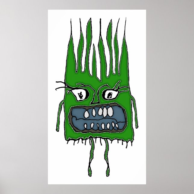 Poster Bebê Raido Vampiro Engraçado Desenho Assustador (Frente)