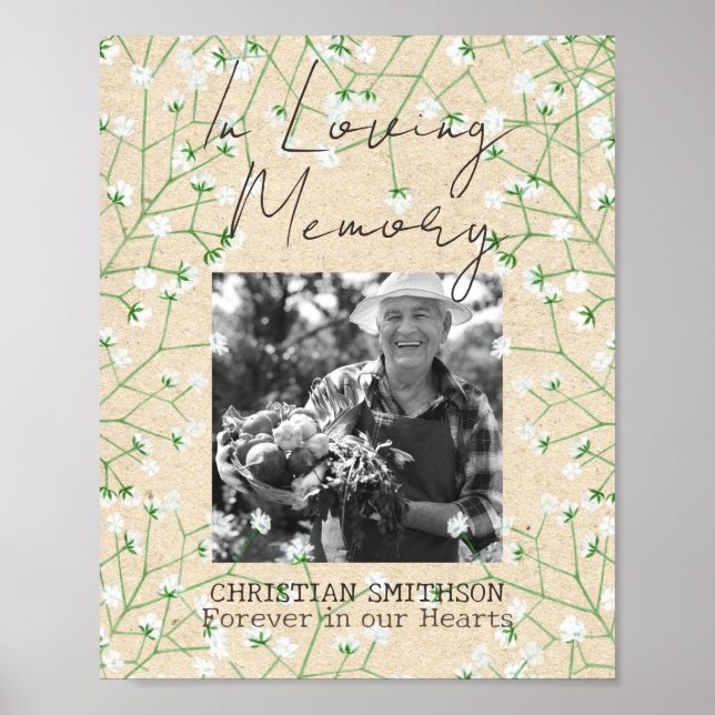 Poster Bebê Respira Boho Rustic em Casamento de Memória A (Frente)