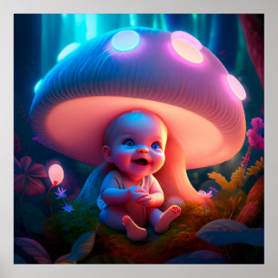 Poster bebê sorrindo