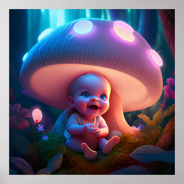 Poster bebê sorrindo (Frente)