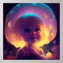 Poster bebê sorrindo