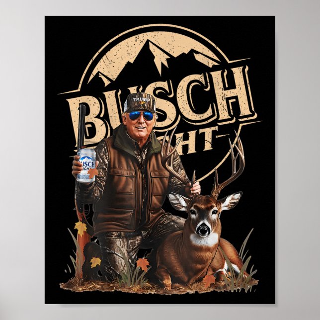 Poster Bebendo De Cerveja Engraçado Com Cerveja (Frente)