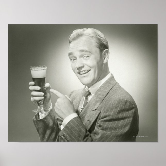 Poster Bebendo Homem (Frente)