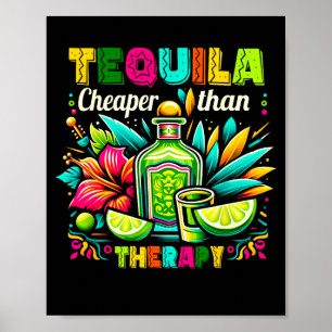 Poster Beber cinco de mayo mexica mais barato que terapia
