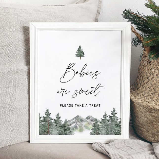 Poster Bebês Chás de fraldas De Montanha São Sinal De Doc (Criador carregado)