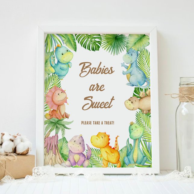 Poster Bebês de Dinossauro são Fofos (Criador carregado)
