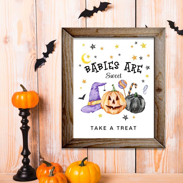 Poster Bebês de Halloween São Doce (Criador carregado)