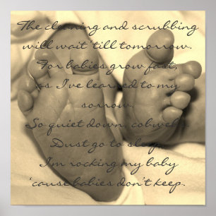 Poster Bebês não ficam