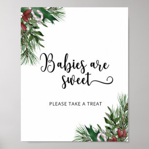 Poster Bebês perenes são doces