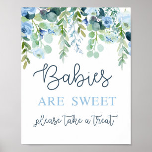 Poster Bebês são sinais de meninos doces