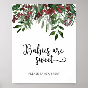 Poster Bebês verdes são doces