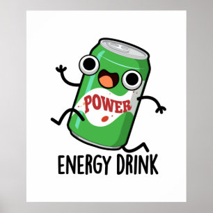 Poster Bebida Energética Bebida Energetica Cuja Potênci