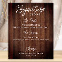 Bebidas com Selo Rústico Bar de Cerveja Personaliz