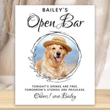 Bebidas de Assinatura de Bar Aberto Pet Dog