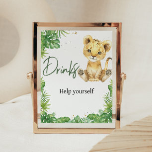 Poster Bebidas De Chá de fraldas De Leão Ancorante