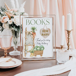 Poster Bebidas De Chá de fraldas Russo De Fazenda Cultiva