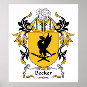 Pôster Becker Family Crest