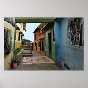 Poster Beco colorido de Guayaquil
