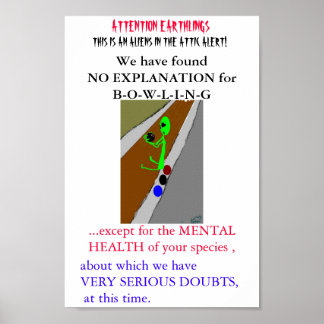 Poster Beco de Boliche do artista Wendy Bridges